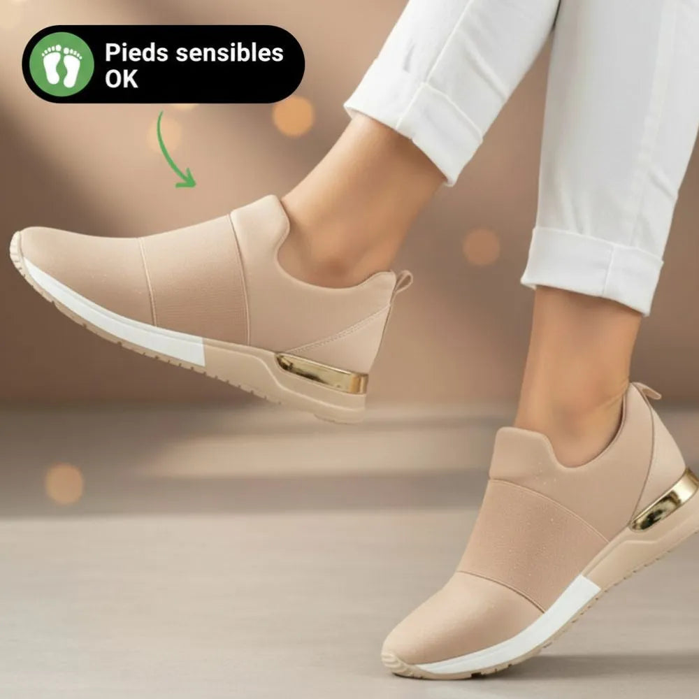 FLEXYRA™ – Chaussure confort femme sans lacet | Confort orthopédique & usage quotidien