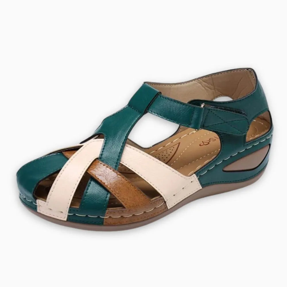 AURELIA™ – Sandales compensées femme confort orthopédique