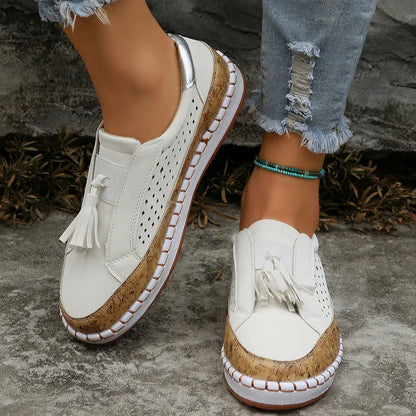 Mocassin Été Femme Ultra Confort Orthopédique Respirant