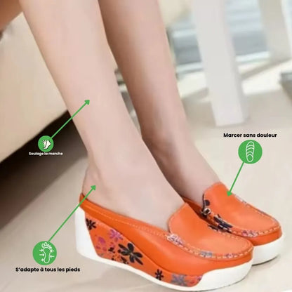 FLORIVA™ – Mule orthopédique femme | Confort exceptionnel & style élégant