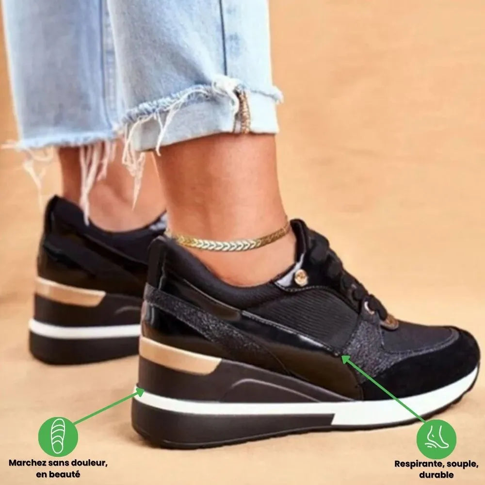 ELYSSIA™ – Basket à talon femme orthopédique | Élégance moderne & confort optimal