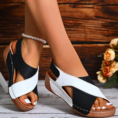 Sandales Orthopédiques Femme Confort Anti-Douleur