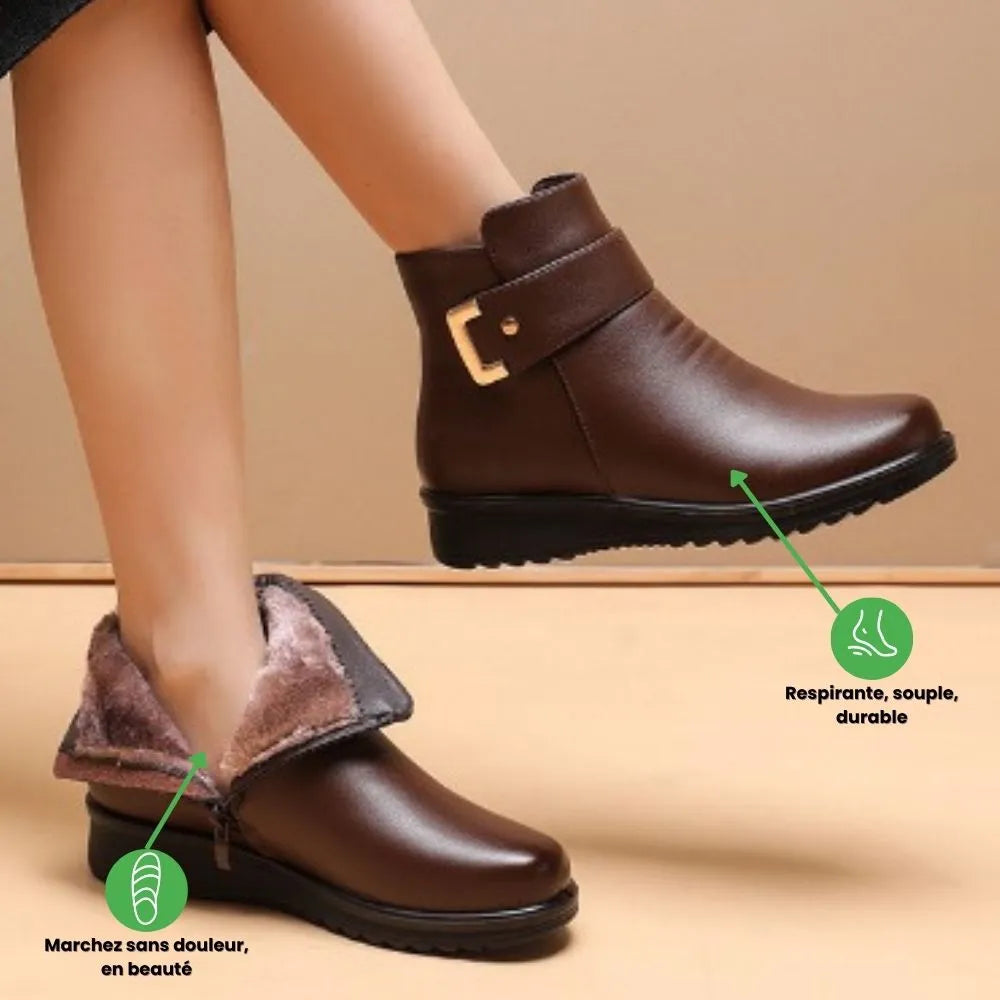 NORDYNA™ - Bottine hiver femme : découvrez style, chaleur et confort unique
